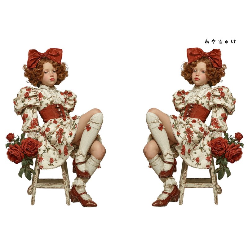 【9月下旬新作】08-102-0095 ミニコラージュステッカー - 貼紙 - 紙 