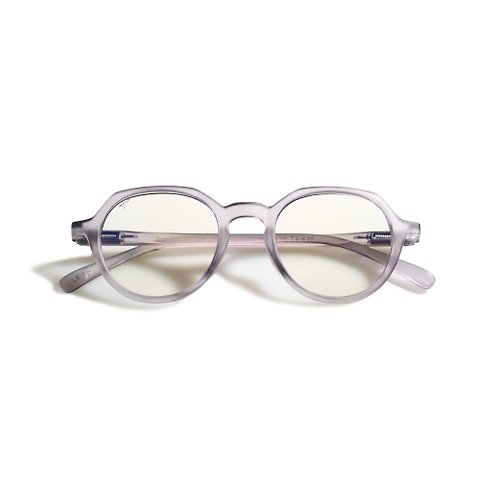 LE FOON CROWN PANTO GLASSES 成人皇冠型抗藍光眼鏡 - 磨砂霧紫