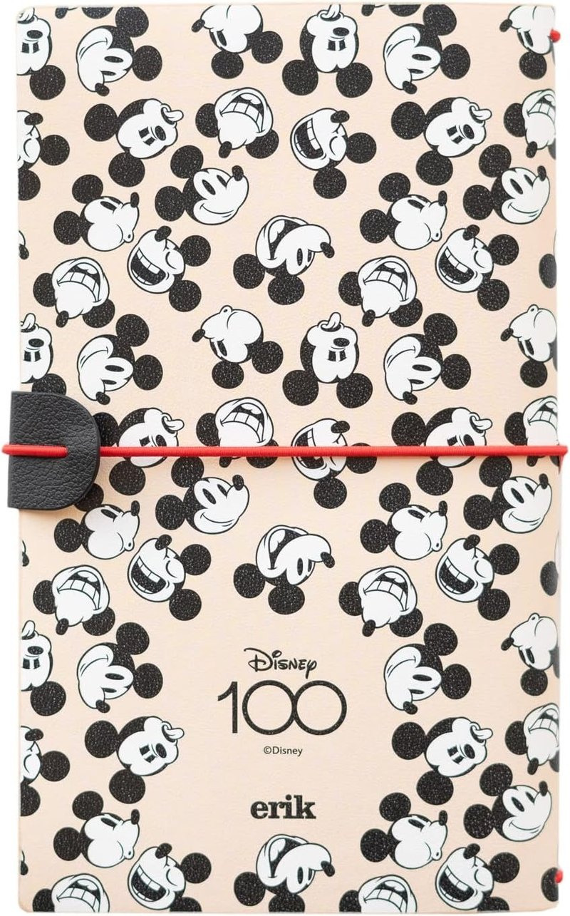 [Disney] 100th Anniversary Mickey Mouse Mickey Travel Notebook/Mickey Mouse - สมุดบันทึก/สมุดปฏิทิน - วัสดุอื่นๆ หลากหลายสี