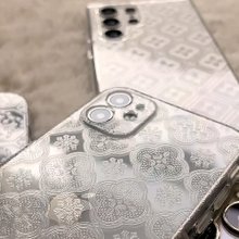 光透明クラシックベゴニア光透明ウィンドウグリルシリーズ落下防止携帯電話ケース CSBM01