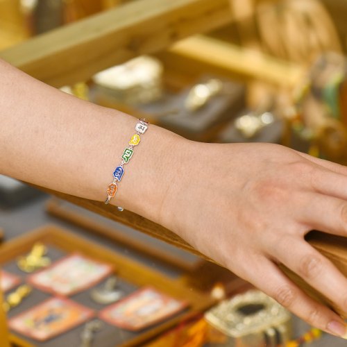 でしゅこさん専用　カレンシルバー バングル 925 チベット仏教マントラ彫刻 TibetanMnkSkullBangle1_4980a08