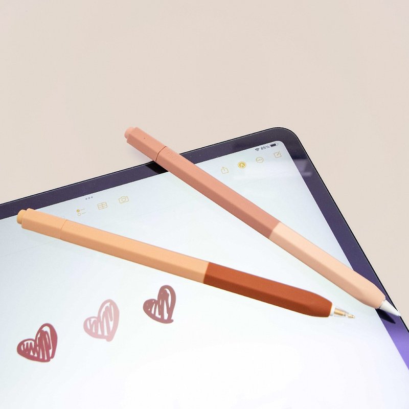 Apple Pencil 2nd Generation Ballpoint Pen Modeling Case-Caramel Milk Tea Series - Gadgets - Silicone Khaki