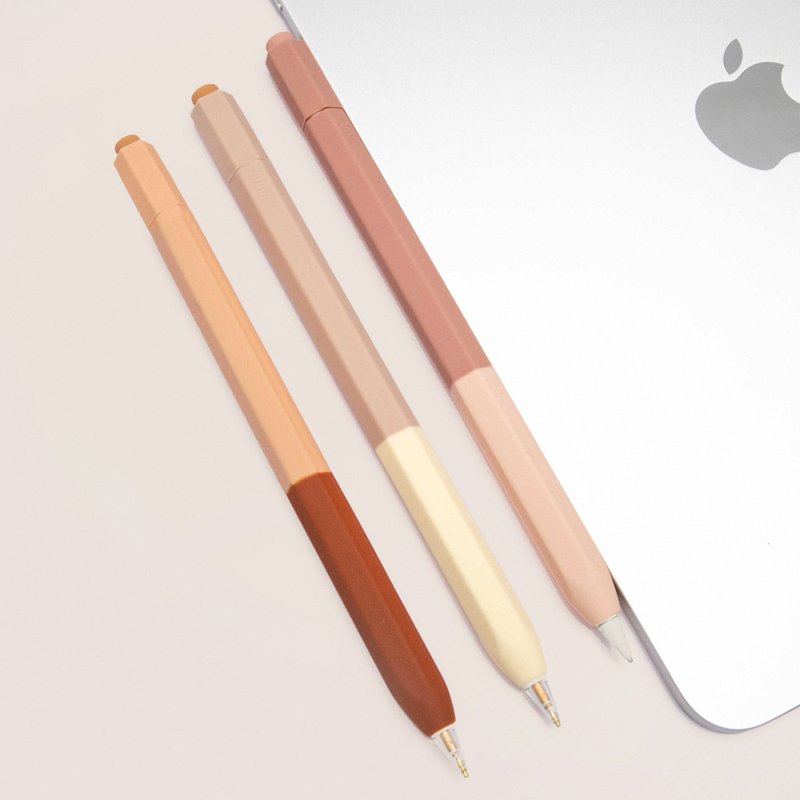 Apple Pencil 2nd Generation/Pro Ball Pen Style Protective Case-Caramel Milk Tea Series - Gadgets - Silicone Khaki