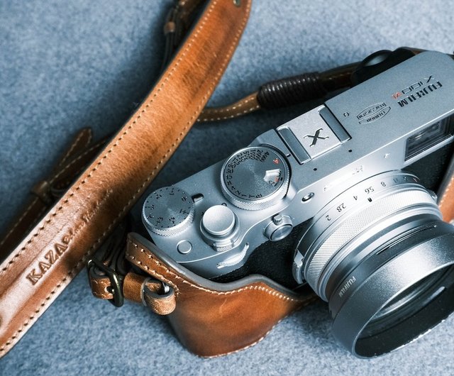 【美品】KAZA 【ヴィンテージブラウン】富士フィルム　X100vi用 FUJIFILM X100VI用の本革製カメラケース - デジカメ Watch