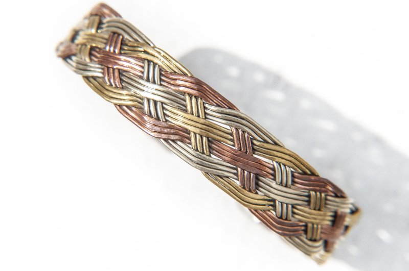 手工銅手鐲/紅銅手環/紅銅手鐲/手工手環/民族風手環-希臘女神風 - 手鍊/手環 - 銅/黃銅 金色