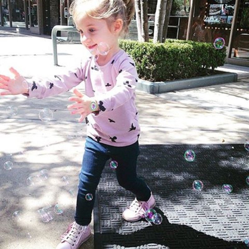 Moi Kids 冰島有機棉童裝軟牛仔長褲 1歲至4歲深藍 - 童裝褲 - 棉．麻 藍色