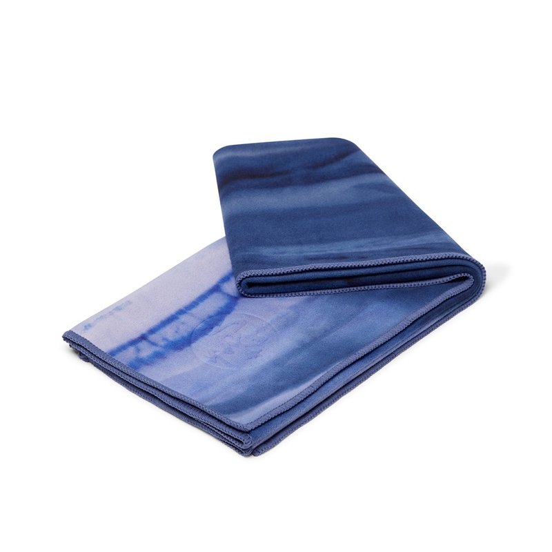 【Manduka】eQua Hand Towel 瑜珈手巾 - Moon Tie Dye (濕止滑) - 運動配件 - 聚酯纖維 藍色