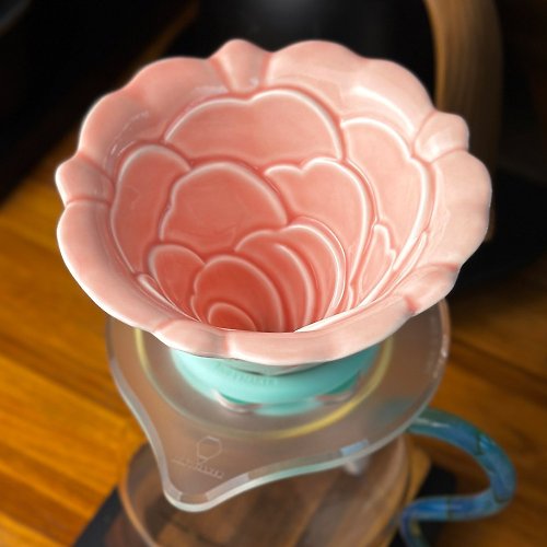 智造所 台灣H.U.A.二代玫瑰手沖咖啡陶瓷濾杯