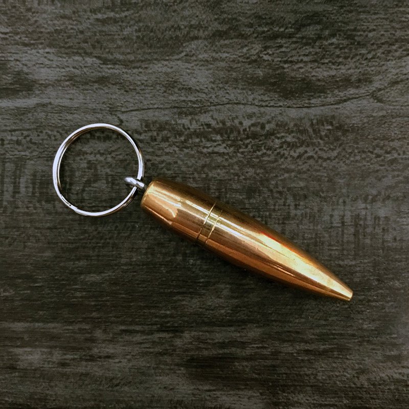 Bullet Designs BMG子彈鑰匙圈 /金屬復古創意造型質感鑰匙扣吊飾 - 鑰匙圈/鑰匙包 - 其他金屬 