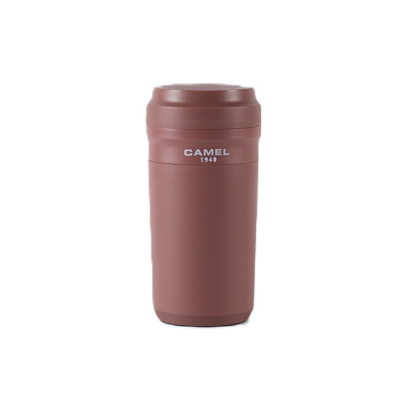 駱駝牌 280ml/350ml 玻璃膽真空保溫杯膠殼膠蓋 咖啡色 (CP) - 保溫瓶/保溫杯 - 其他材質 咖啡色