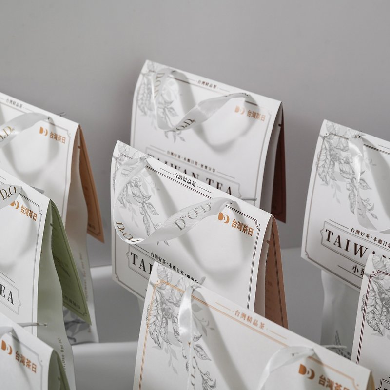 [Premium Taiwan Tea-Innovative Tea Bags] Green Tea Oolong Tea Black Tea Graduation Gift Teacher Gift - ชา - กระดาษ ขาว