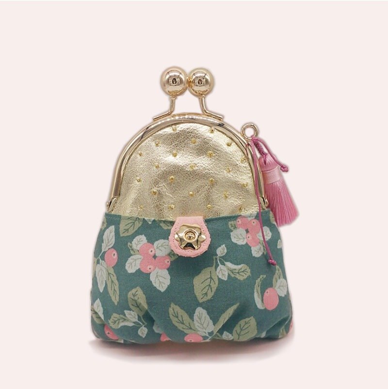 Exclusive [HOPOTOTO] I am going to the country to pick a small wild fruit packet - Coin Purses - Paper Green