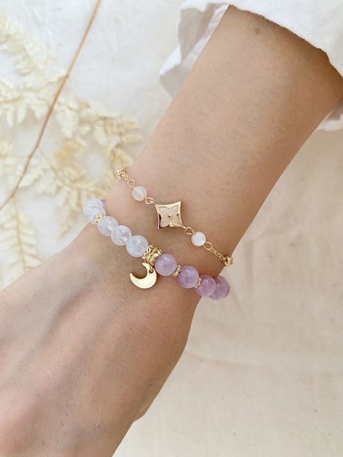 L'amour Moon Star Bracelet (Rose Gold) - Shop ARLOS Bracelets - Pinkoi