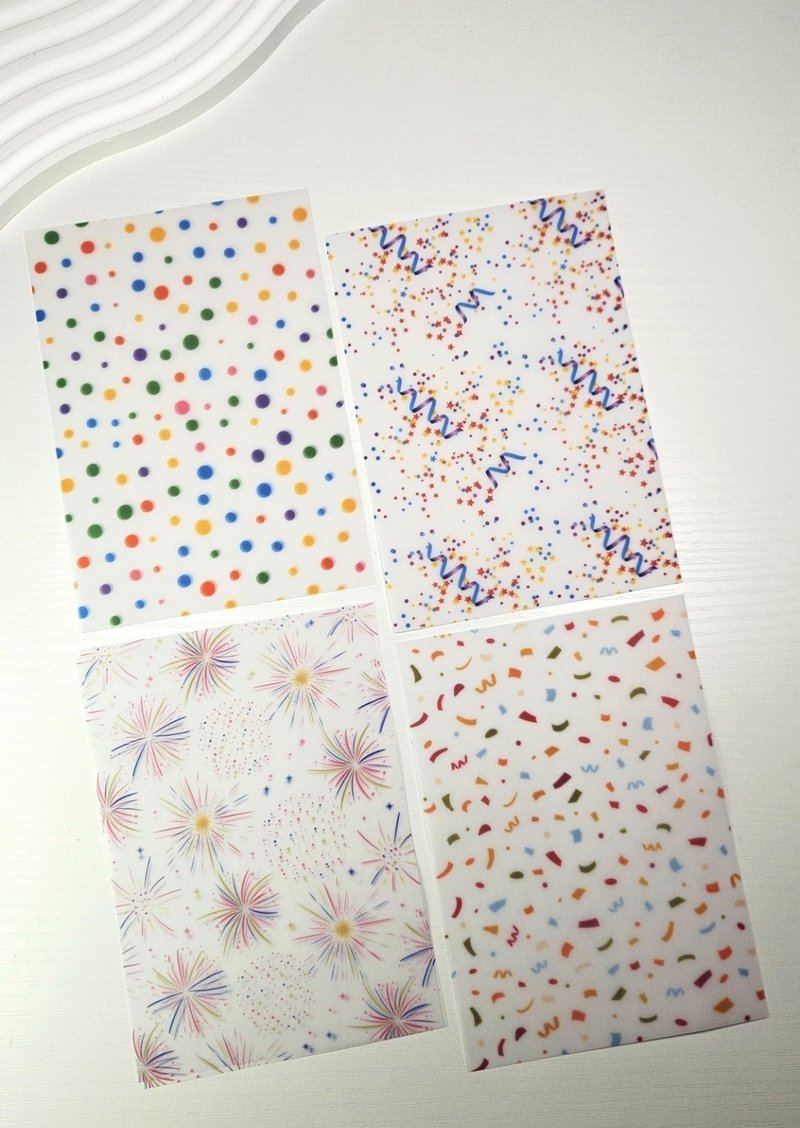 Party Parade Tracing Paper - 便條紙/便利貼 - 紙 多色