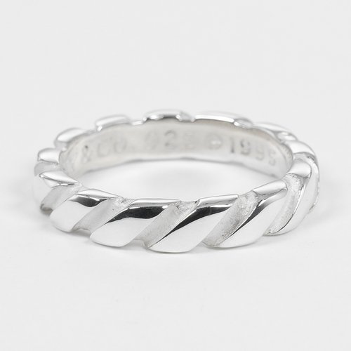 日本直送】ティファニーTIFFANY&Co. ツイストヴィンテージ10号リング