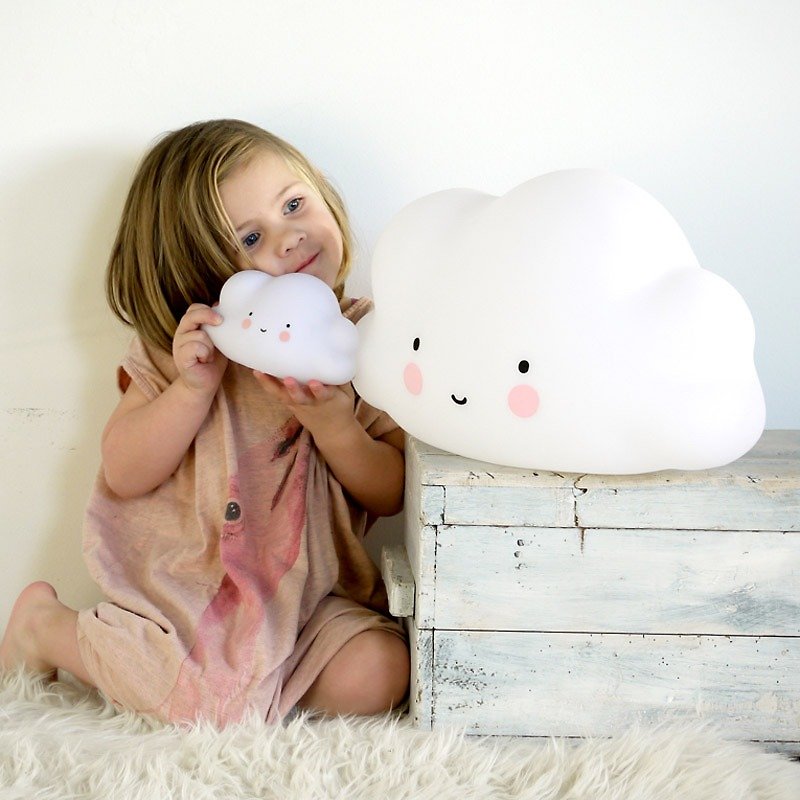 [Double 11 limited group] Holland ALLC touch to pat the big cloud (gift small white cloud) - Lighting - Plastic White