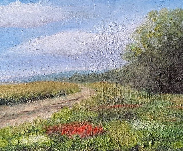 油絵トスカーナ風景 名だたる画家たちが大絶賛する 一枚の絵のようなトスカーナの