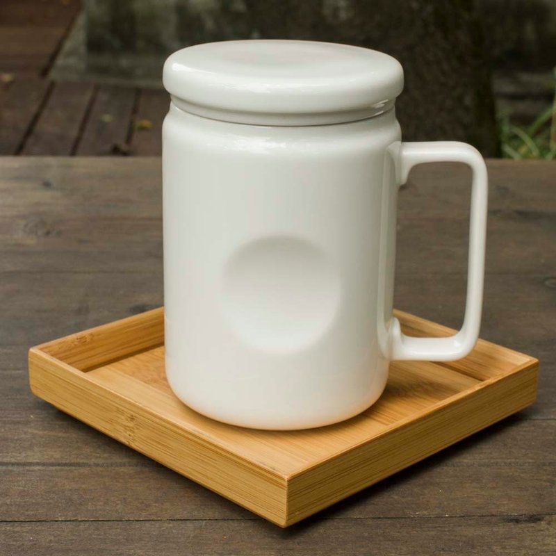 GESS。聞情品茗系列 小食馬克杯 Mug - 咖啡杯/馬克杯 - 瓷 銀色