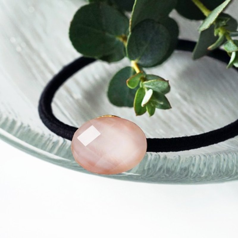 Pink Shell x Crystal Hair Band Harriet - Hair Accessories - Gemstone Pink