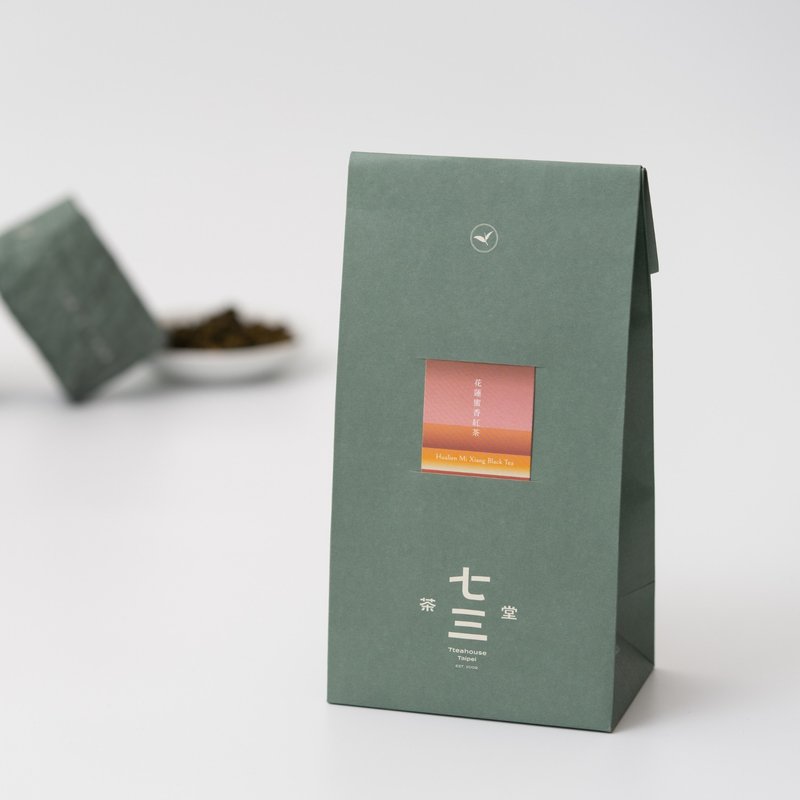 七三茶堂 精品原葉丨花蓮蜜香紅茶 100g–生活袋 - 茶葉/茶包/水果茶 - 紙 綠色