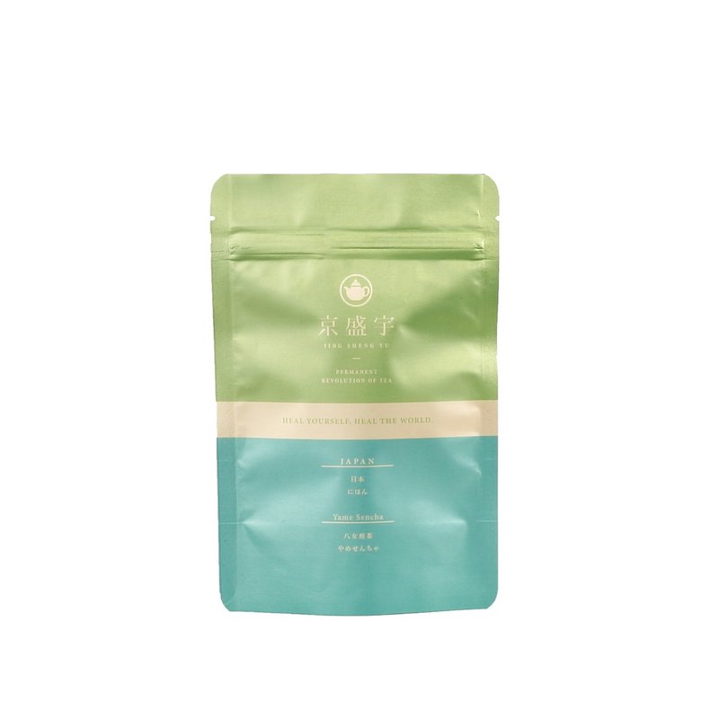 京盛宇【茶包】光之茶-日本八女煎茶-原葉袋茶12入 - 茶葉/茶包/水果茶 - 新鮮食材 綠色