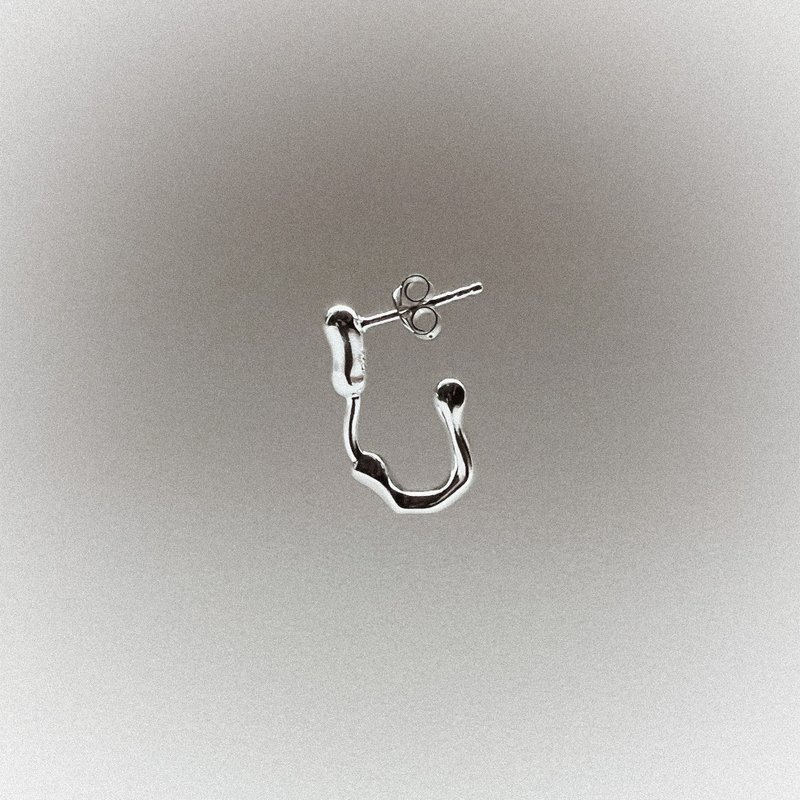 mormormor, Shore Earring - Earrings & Clip-ons - Sterling Silver Silver