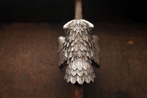 カントリーアーティスト スターリングシルバー フクロウ ふくろう 92g