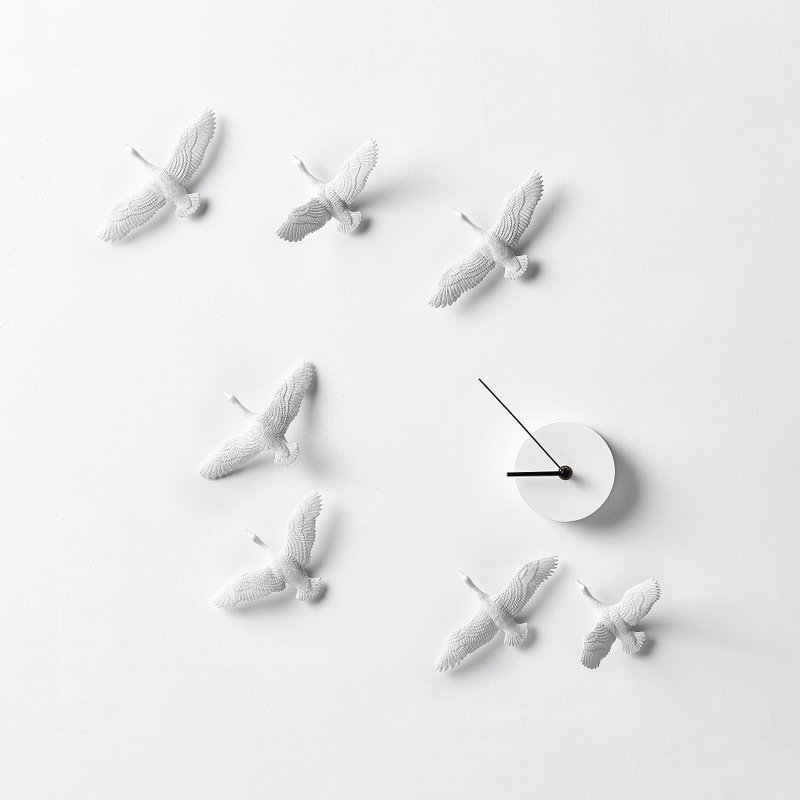 Haoshi Design Migratory Bird Clock-C form - นาฬิกา - เรซิน 