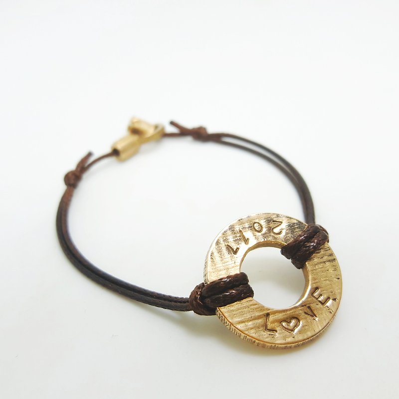 A9 Type-Royal Craftsman Exclusive Knockout-Pure Copper Bracelet-Custom Knockout-Handmade DIY - Bracelets - Copper & Brass Gold