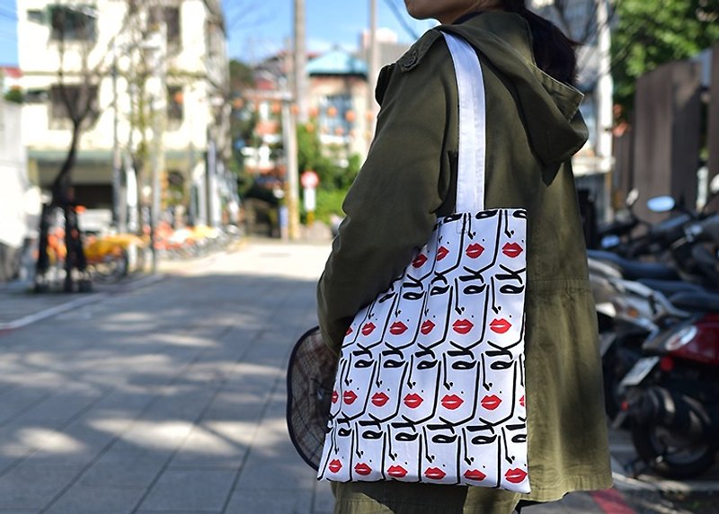 Howslife hand made (long shoulder strap) side backpack pop series - Monroe - Messenger Bags & Sling Bags - Cotton & Hemp 