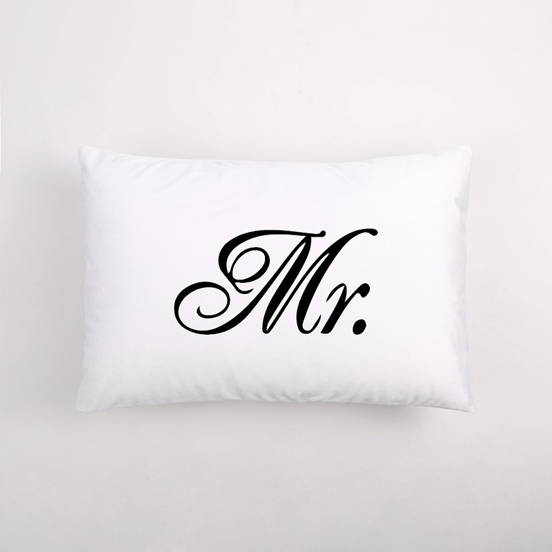 Mr. Honorary Title / Sleeping Pillow / Valentine's Day / Wedding Gift - หมอน - เส้นใยสังเคราะห์ 