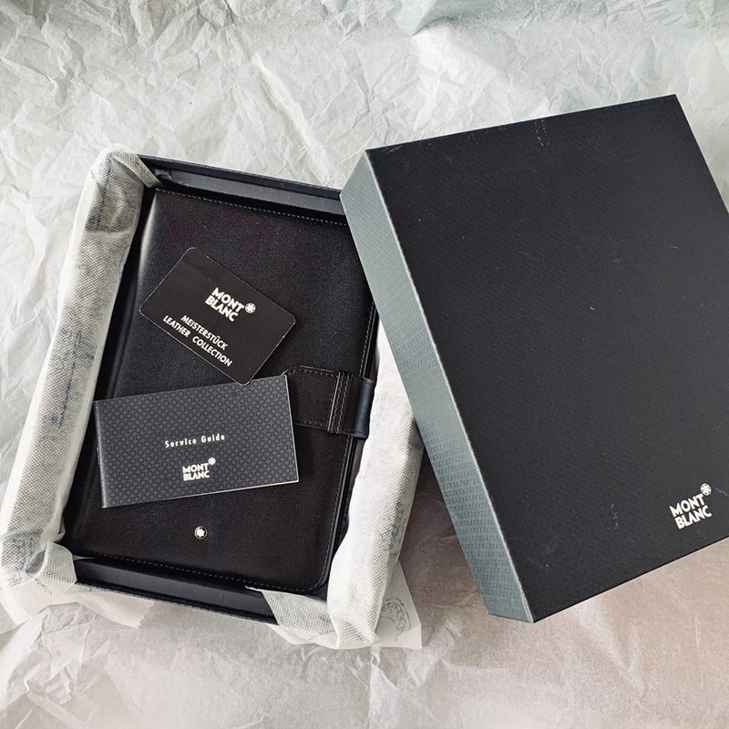 MONTBLANC 萬寶龍經典日誌議程皮件  No.30520 | 德國 經典 牛皮 - 其他 - 真皮 黑色