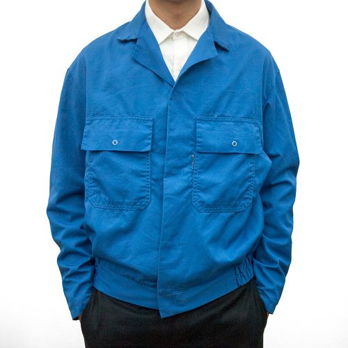 afterwork 企業版 工作外套 作業服 藍染 硬挺 古著 二手 汽修 工裝 古著