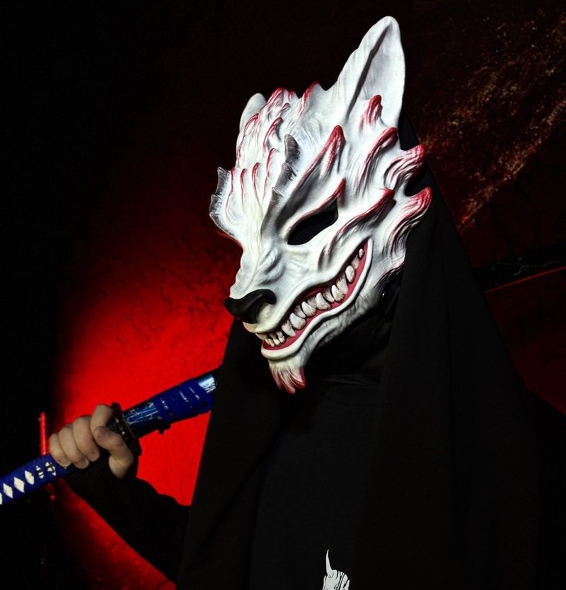 フォックスドラゴンマスク   ファンタジーコスプレマスク   ドラゴンアーマー   キツネマスク   ドラゴンコスプレ - その他 - レジン 