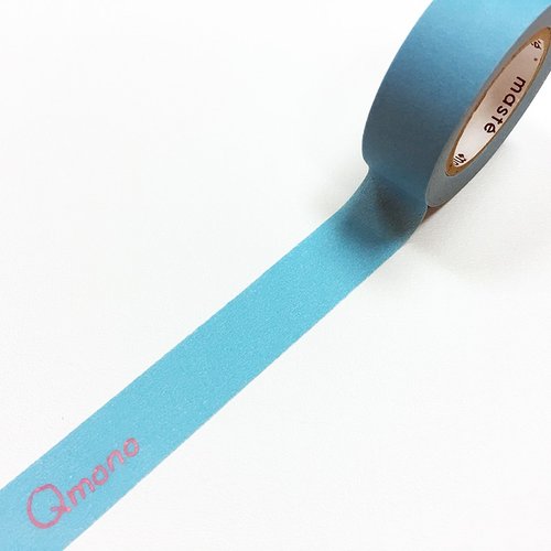 Qmono紙趣文房具 maste Draw Me 和紙膠帶 1"【藍 (MST-FA04-BL)】