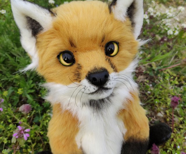 テディフォックス、手作りおもちゃ、ぬいぐるみ、かわいいアート