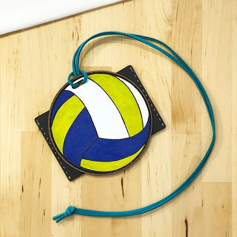 [Luggage Tag, ID Set] Volleyball Luggage Tag - Luggage Tags - Waterproof Material Multicolor