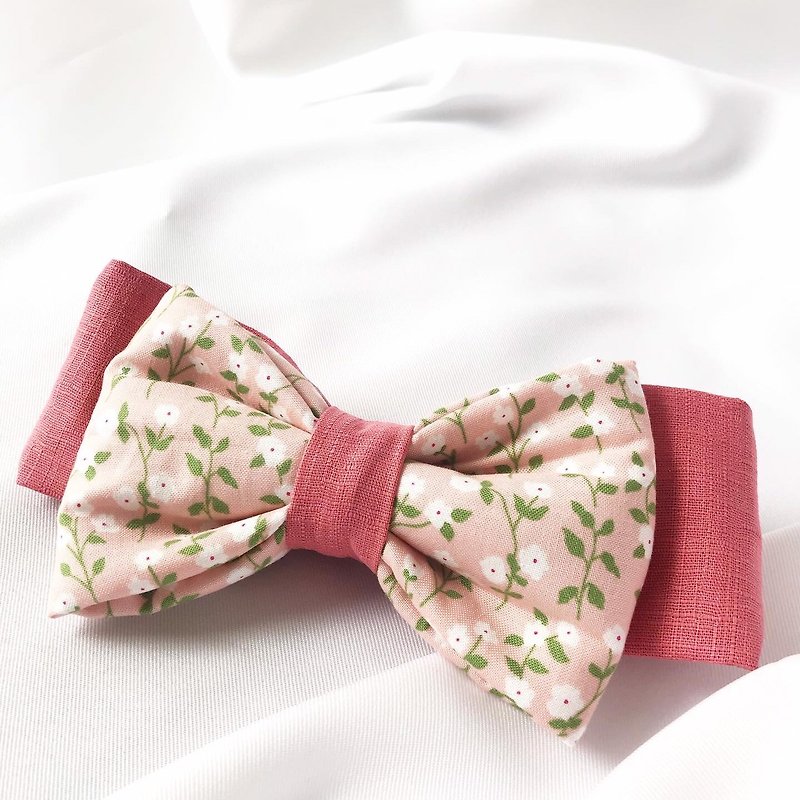 Baby Chirp Hairband-Pink Flowers - หมวกเด็ก - ผ้าฝ้าย/ผ้าลินิน 