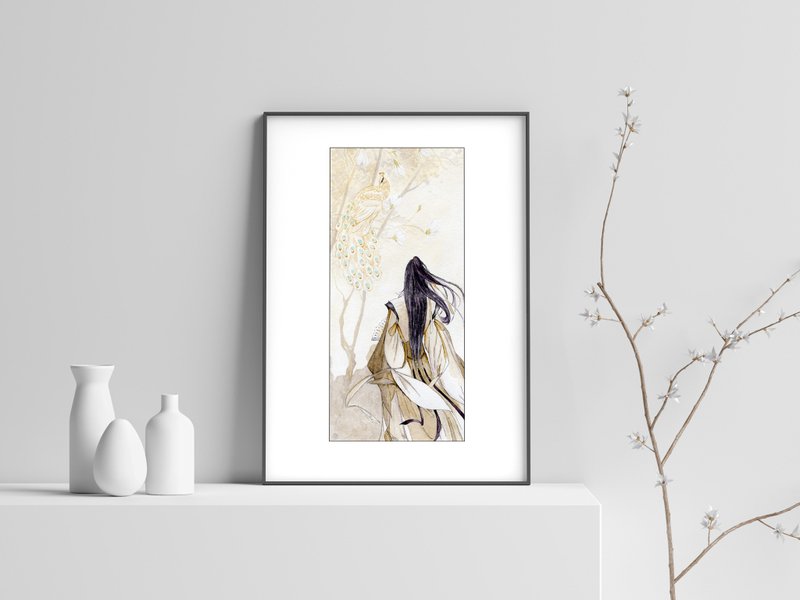 Printable art Secret Counsel / print it at home / Directly from the Artist - 電子似顏繪/繪畫/插畫 - 其他材質 