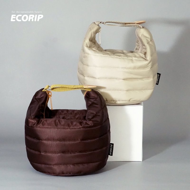 Ecorip Ultra Light Round Bag (M) Pouch Thermal Cooler Bag Golf Yoga Gym Japan 送禮 - อื่นๆ - วัสดุอีโค หลากหลายสี