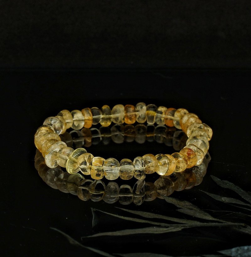 Raw Citrine Bracelet-9 - Bracelets - Crystal 