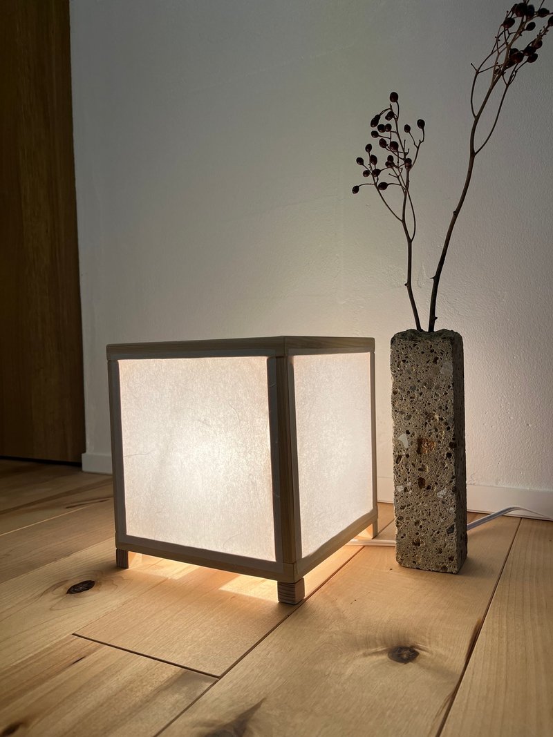 SHIKAKU 行燈-SHIKAKU ANDON- - 燈具/燈飾 - 木頭 白色