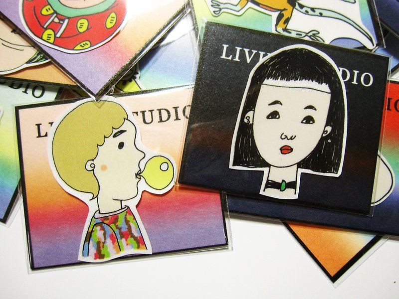 So beautiful stickers ♁ Clinic Series (Small) - Stickers - Paper Multicolor