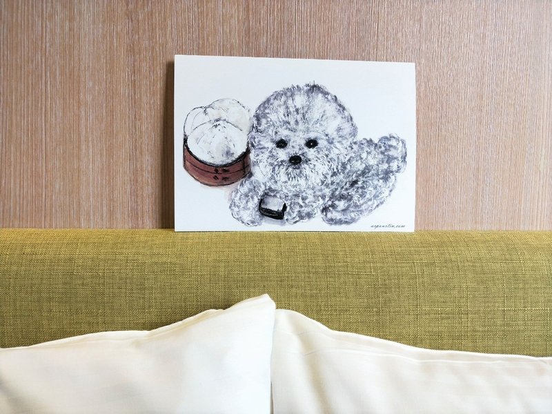 掛畫/裝飾畫/海報/裝飾畫片/居家佈置/手繪/Wall decor - 海報/掛畫/掛布 - 紙 白色