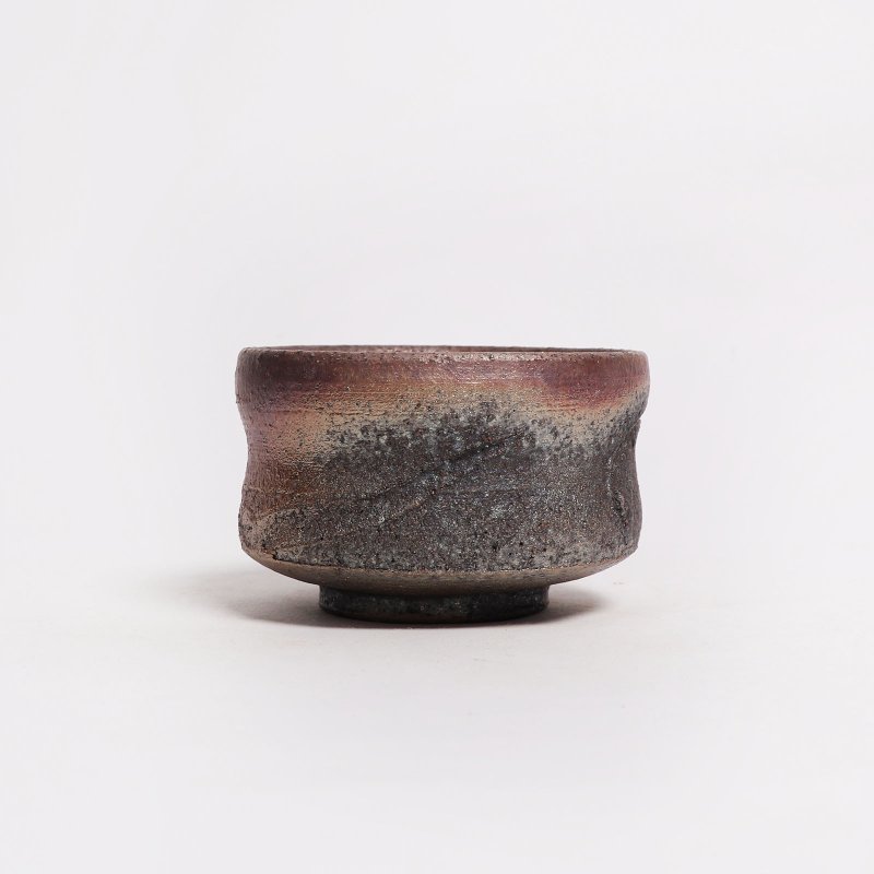 明芽窯 l 柴燒玫瑰金灰背茶碗 - 茶壺/茶杯/茶具 - 陶 金色