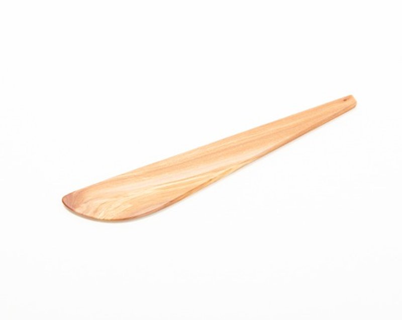 Apple wood cooking spatula (round) - เครื่องครัว - ไม้ 