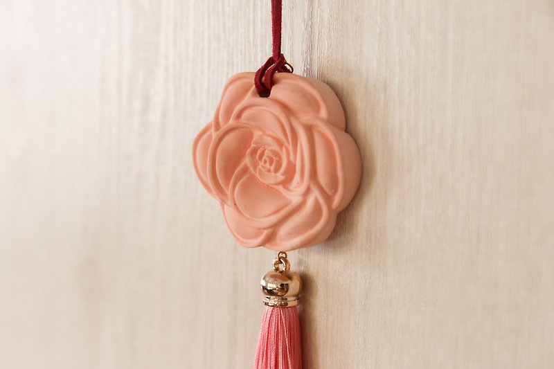 花朵造型 擴香石 吊飾 畢業禮物 生日禮物 伴娘禮 禮盒 - 裝飾/擺設  - 其他材質 粉紅色