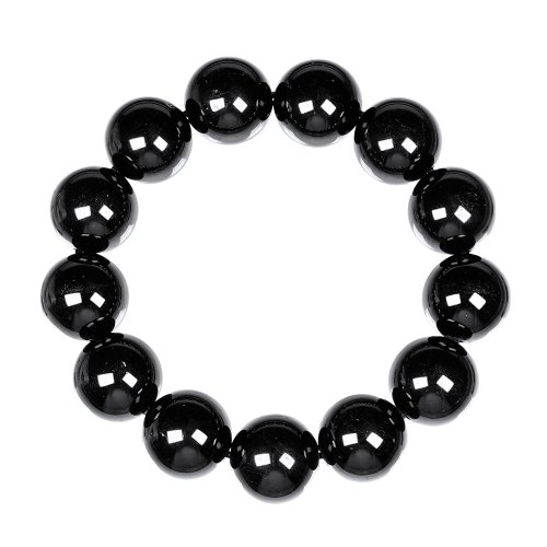 正佳珠寶 Gemsrich Jewelry 【正佳珠寶】黑碧璽 極黑避邪碧璽 16mm 黑碧璽手珠