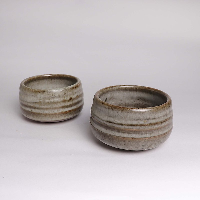 Ming bud ki l firewood ash glaze iron spotted teacup - single small - ถ้วย - ดินเผา หลากหลายสี