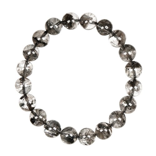 正佳珠寶 Gemsrich Jewelry 【正佳珠寶】閃靈鑽 高品赫基蒙黑閃靈 9.3-9.8mm 閃靈鑽手珠